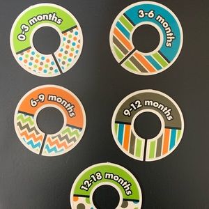 Baby clothing dividers